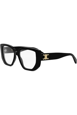 Céline Tilbehør, unisex, Sort, 53 MM, Ægte Triomphe Briller, Premium Kvalitet
