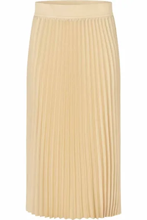 Masai Nederdel, Dame, , 2XL, Polyester, Elegant Plisseret Nederdel i Østershvid