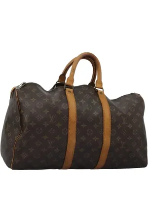 LOUIS VUITTON Pre-owned, Dame, Brun, ONE SIZE, Tyl, Pre-owned canvas tasker