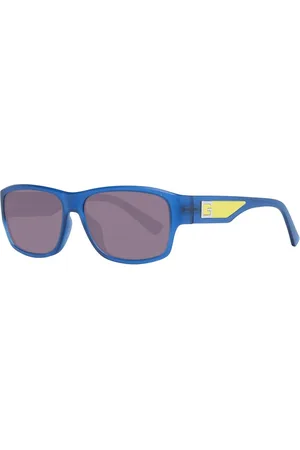Guess Tilbehør, unisex, Blå, ONE SIZE, Uld, Blå Unisex Solbriller Gradient Linse