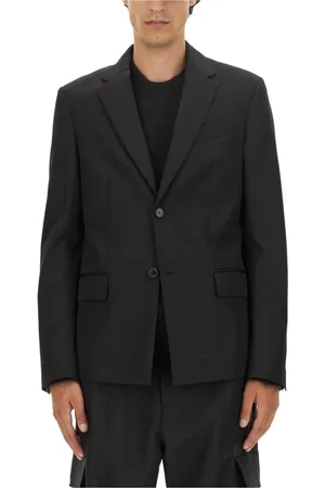 OFF-WHITE Jakke, Herre, Sort, L, Uld, Klassisk uldblazer