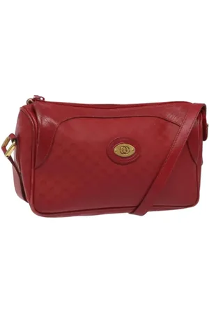Gucci Pre-owned, Dame, Rød, ONE SIZE, Uld, Pre-owned Laeder gucci-tasker