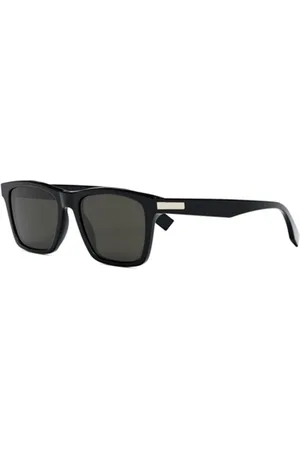 Fendi Tilbehør, unisex, Sort, 54 MM, Uld, Essential Stilfulde Solbriller