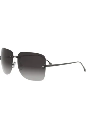 Fendi Tilbehør, unisex, Grå, ONE SIZE, Uld, Stilfulde solbriller til dit look