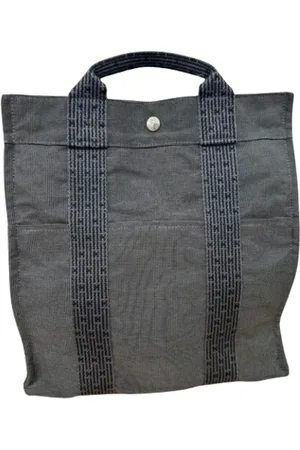 Hermès Pre-owned, Dame, Grå, ONE SIZE, Tyl, Pre-owned Canvas rygsaekke