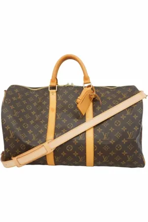 LOUIS VUITTON Pre-owned, Dame, Brun, ONE SIZE, Uld, Pre-owned canvas tasker