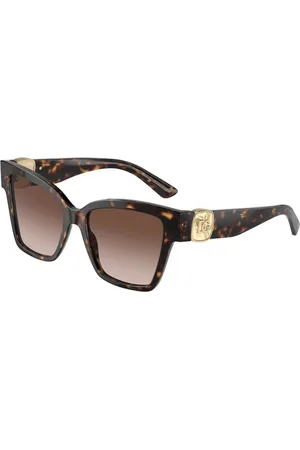 Dolce & Gabbana Tilbehør, Herre, Brun, 54 MM, Carey Brun Gradient Solbriller