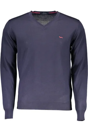 HARMONT&BLAINE Strik, Herre, Blå, 2XL, BLÅ Herretrøje