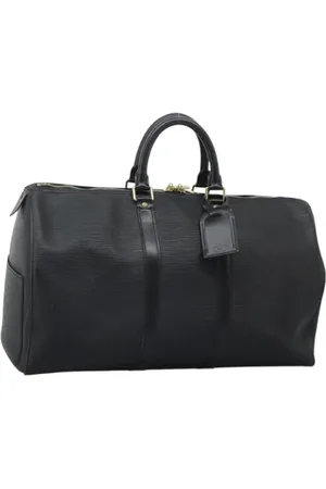 LOUIS VUITTON Pre-owned, Dame, Sort, ONE SIZE, Tyl, Pre-owned Laeder louis-vuitton-tasker
