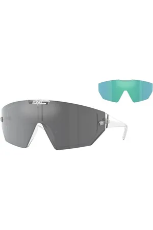 VERSACE Tilbehør, unisex, Hvid, 47 MM, Autentiske Briller med Topkvalitet