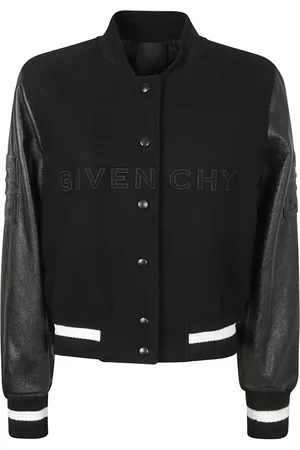 Givenchy Jakke, Dame, Sort, S, Uld, Sort Varsity Jakke