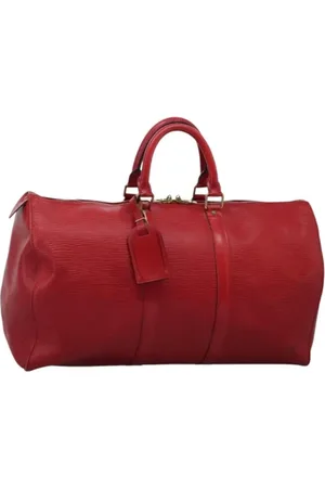 LOUIS VUITTON Pre-owned, Dame, Rød, ONE SIZE, Tyl, Pre-owned Laeder louis-vuitton-tasker