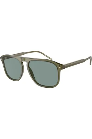 Giorgio Armani Tilbehør, Herre, Grøn, 58 MM, Ægte Briller med Topkvalitetsservice