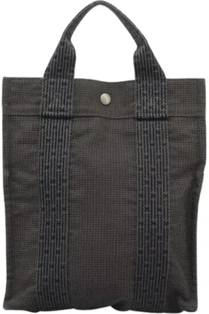Hermès Pre-owned, Dame, Grå, ONE SIZE, Tyl, Pre-owned Canvas rygsaekke