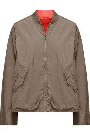 Bomboogie Jakke, Dame, Grå, 2XL, Nylon, Omvendelig tofarvet jakke