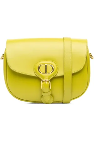 Dior Pre-owned, Dame, Grøn, ONE SIZE, Uld, Pre-owned Laeder dior-tasker