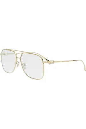 Fendi Tilbehør, unisex, Gul, ONE SIZE, Uld, Stilfulde solbriller