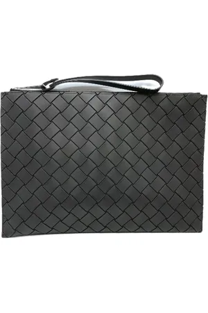 Bottega Veneta Pre-owned, Dame, Sort, ONE SIZE, Tyl, Pre-owned Plast clutches