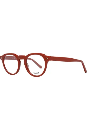 Bally Tilbehør, Herre, Rød, ONE SIZE, Uld, Orange Runde Optiske Rammer