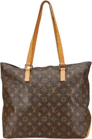 LOUIS VUITTON Pre-owned, Dame, Brun, ONE SIZE, Tyl, Pre-owned Canvas totes