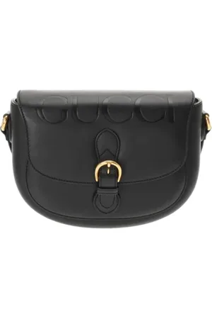 Gucci Pre-owned, Dame, Sort, ONE SIZE, Uld, Pre-owned Laeder gucci-tasker