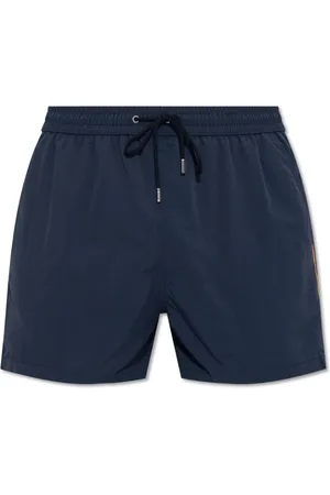 Paul Smith Badetøj, Herre, Blå, M, Side-stripe badeshorts
