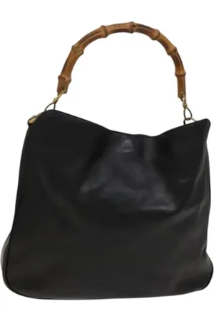 Gucci Pre-owned, Dame, Sort, ONE SIZE, Uld, Pre-owned Laeder hndtasker