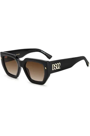 Dsquared2 Tilbehør, unisex, Gul, 53 MM, Uld, Autentiske Stilfulde Briller Premium Kvalitet