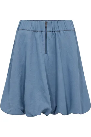 Co`Couture Nederdel, Dame, Blå, M, Denim, Denimcc Ballonnederdel i Denim Blå