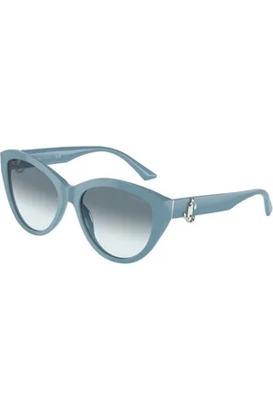 Jimmy Choo Tilbehør, Dame, Blå, 55 MM, Autentiske Briller med Topkvalitet