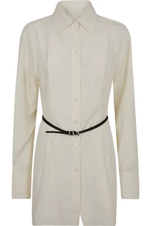 Givenchy Bluser & Skjorter, Dame, , M, Lang Skjorte med Voyou Bælte