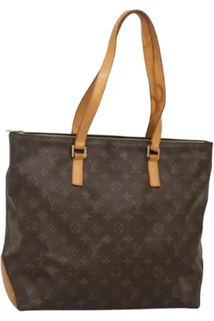 LOUIS VUITTON Pre-owned, Dame, Brun, ONE SIZE, Uld, Pre-owned canvas tasker