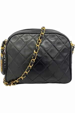 CHANEL Pre-owned, Dame, Gul, ONE SIZE, Uld, Pre-owned Stof chanel-tasker