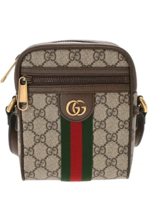 Gucci Pre-owned, Dame, , ONE SIZE, Uld, Pre-owned Canvas gucci-tasker