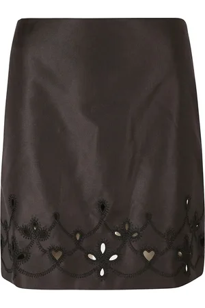 Chloé Nederdel, Dame, Sort, XS, Uld, Sort Nederdel til Kvinder