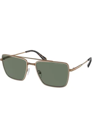 Michael Kors Tilbehør, Herre, Gul, 58 MM, Autentiske Blue Ridge Briller, Premium Kvalitet