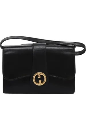 Gucci Pre-owned, Dame, Sort, ONE SIZE, Uld, Pre-owned Laeder gucci-tasker