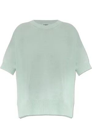 Jil Sander Strik, Dame, Grøn, XS, Kashmir sweater