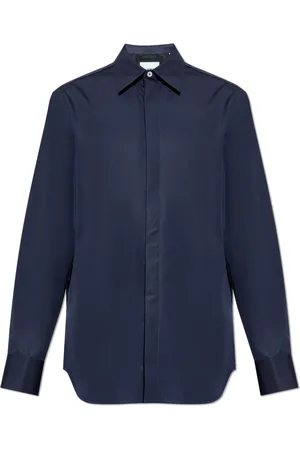 Jil Sander Skjorte, Herre, Blå, 2XL, Bomuld, Klassisk skjorte