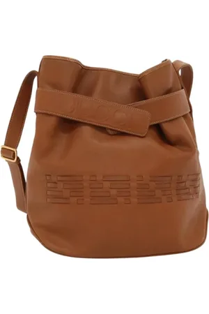 Gucci Pre-owned, Dame, Brun, ONE SIZE, Uld, Pre-owned Laeder gucci-tasker