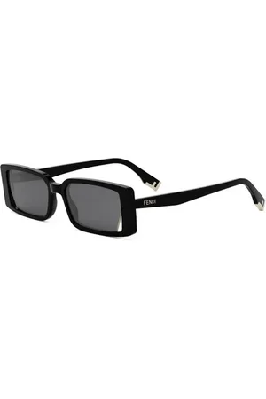 Fendi Tilbehør, unisex, Sort, 53 MM, Autentiske Way Briller, Premium Kvalitet