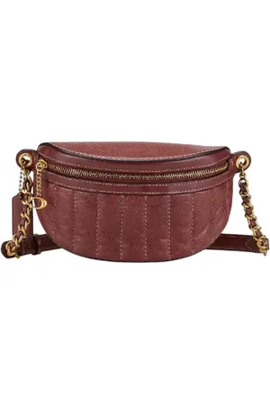 Coach Pre-owned, Dame, Lilla, ONE SIZE, Uld, Pre-owned Laeder crossbody-tasker