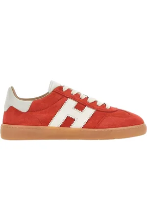 Hogan Sko, Dame, Rød, 39 EU, Uld, Stilfulde Sneakers til Mænd