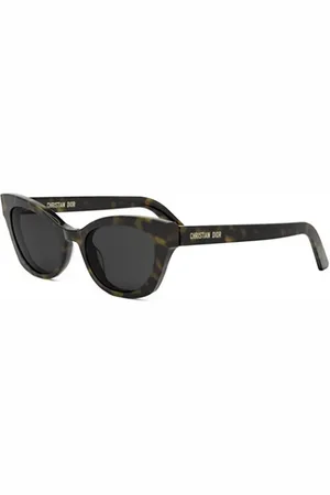 Dior Tilbehør, Dame, Sort, 51 MM, Sorte solbriller Kvindes stil