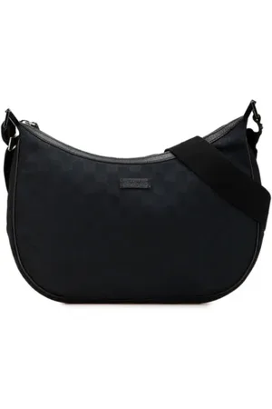 Gucci Pre-owned, Dame, Sort, ONE SIZE, Uld, Pre-owned Canvas gucci-tasker