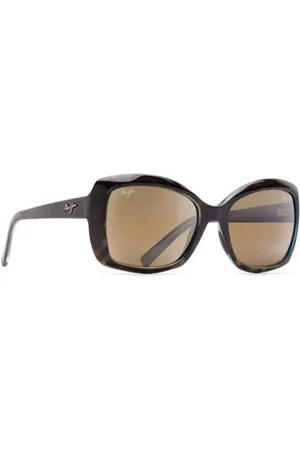 Maui Jim Tilbehør, unisex, Brun, 56 MM, Uld, Stilfulde Orchid Solbriller i Havana