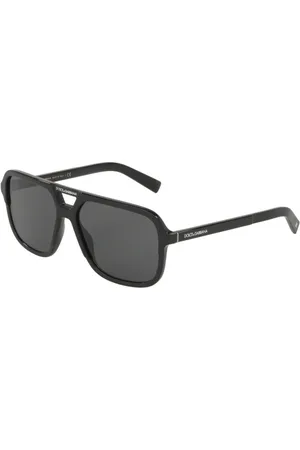 Dolce & Gabbana Tilbehør, Herre, Sort, 58 MM, Uld, Autentiske Stilfulde Solbriller, Premium Kvalitet