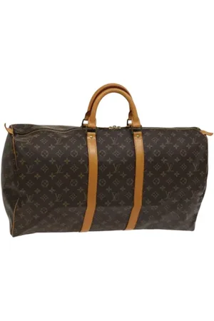 LOUIS VUITTON Pre-owned, Dame, Brun, ONE SIZE, Tyl, Pre-owned canvas tasker