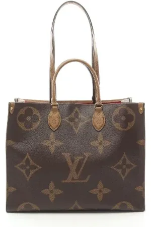 LOUIS VUITTON Pre-owned, Dame, Brun, ONE SIZE, Uld, Pre-owned Canvas totes