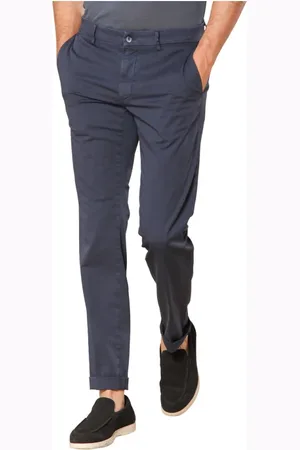 Masons Bukser, Herre, Blå, 2XL, Bomuld, New York Mænds Chino Bukser i Marineblå